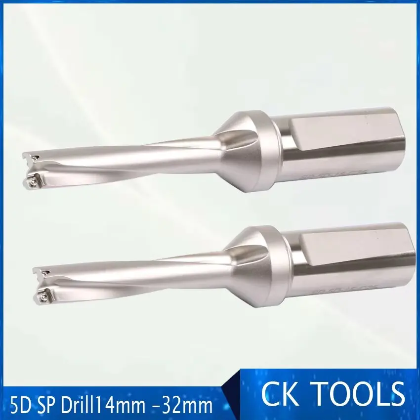 5D fast long diameter metal ZD05 14mm -32mm SP Drill Type For U Drilling Shallow Hole indexable indexable insert drills