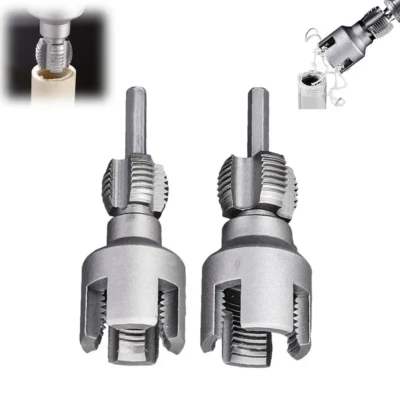 New 4/6 Points Pvc Pipe Threader Kit Internal/External Thread Fast PPR Water Pipe Opener Tap Thread Tap Waterpipe Tapping Tool